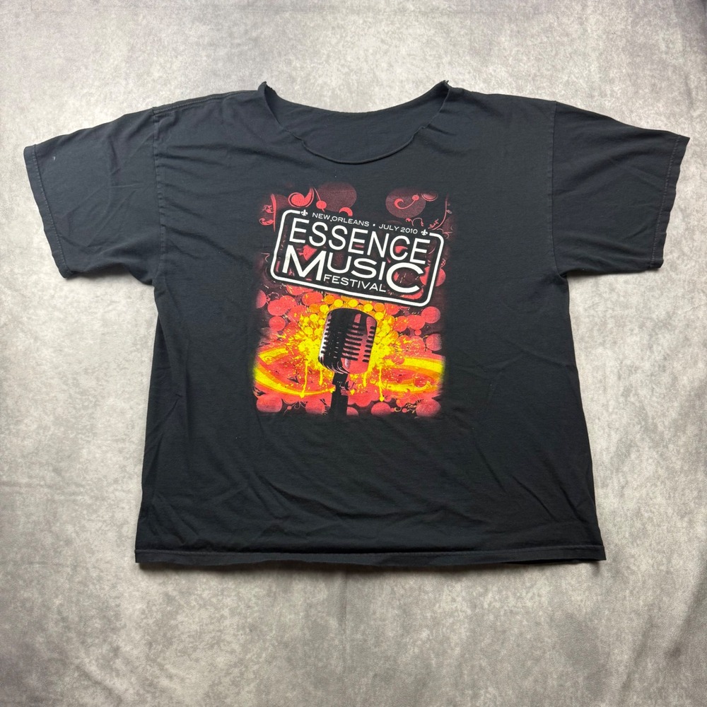 Vintage 2010 Essence Music Festival T Shirt XL New Orleans Janet Jackson Alicia